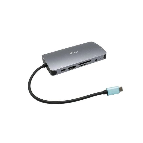 I-tec metal usb-c travel nano dock hdmi/vga with lan + power delivery 100 w - C31NANODOCKVGAPD