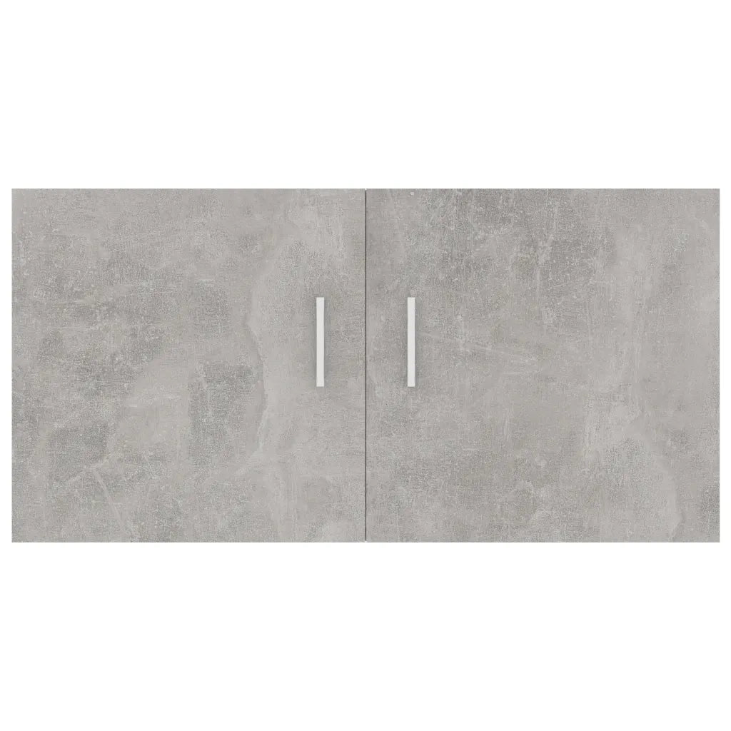 Mobile pensile moderno sospeso con 2 ante 80 x 39 x 40 cm in legno ingegnerizzato grigio cemento 02_0047770