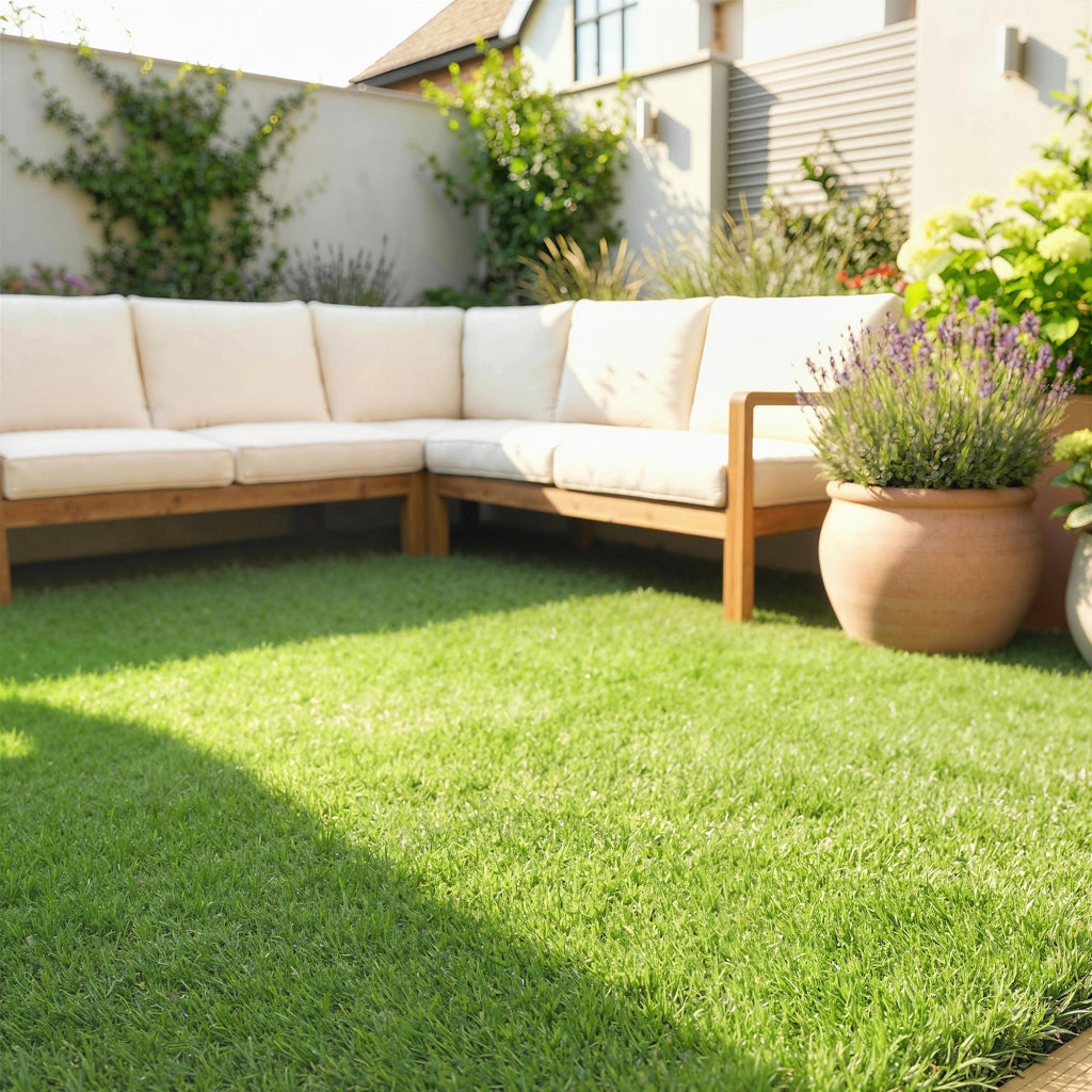 Tappeto Erba Sintetica per Giardino ¨C zephmum ¨C Verde 10mm 1x4m
