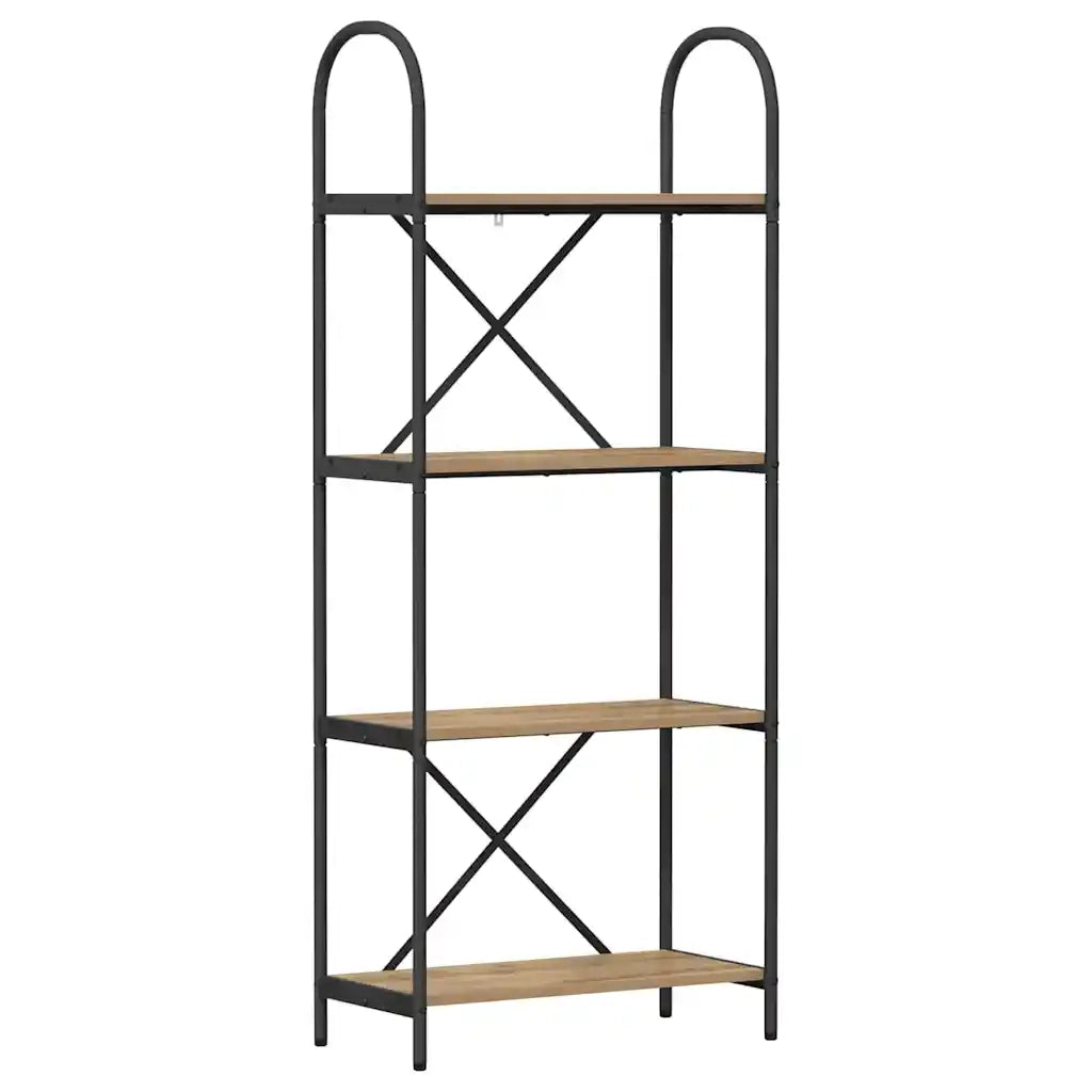 Libreria Rovere artigianale 60 x 30 x 146 cm Legno multistrato 879916