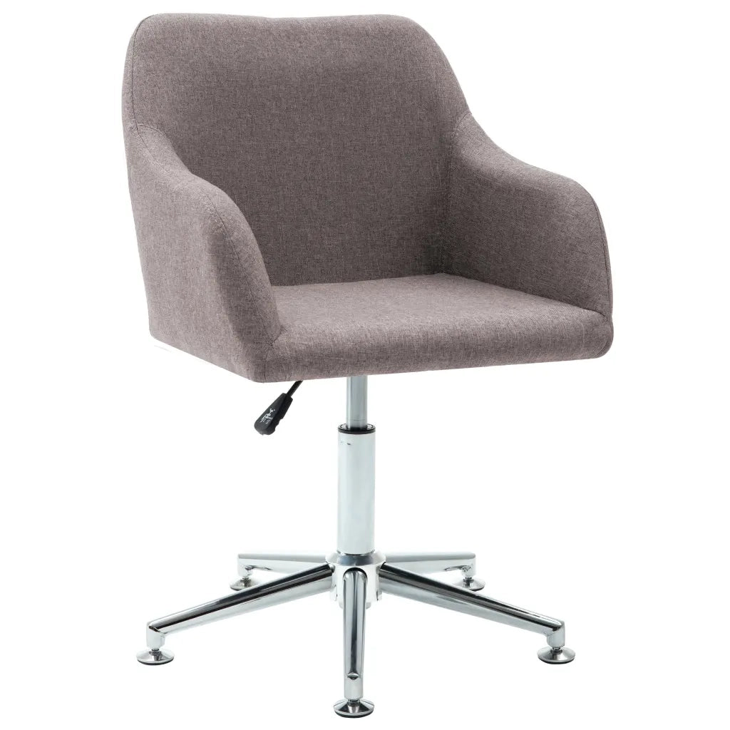 Sedia da Pranzo Girevole Grigio Talpa in Tessuto cod mxl 11593
