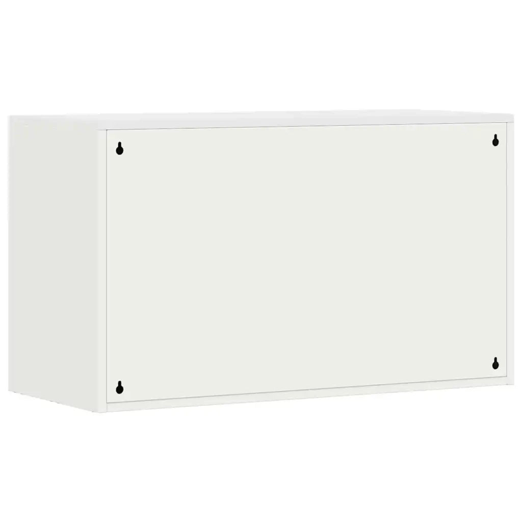 Armadio a muro per garage Bianco 90 x 40 x 53 cm