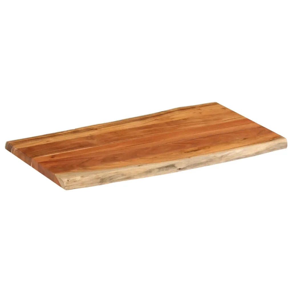 vidaXL Piano Tavolo 120x60x2,5 cm Rettangolare Legno Acacia Bordi Vivi