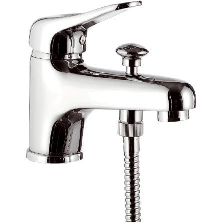 Miscelatore lavabo/vasca remer con kit doccia - serie kiss