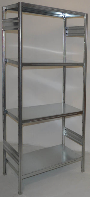 SCAFFALATURA metallica da magazzino Zincata cm. 80x50x200h