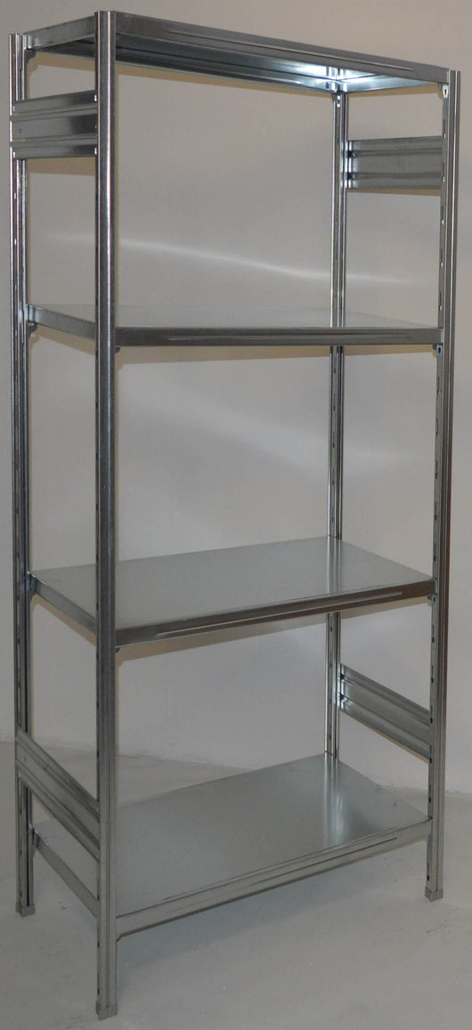 SCAFFALATURA metallica da magazzino Zincata cm. 80x50x200h