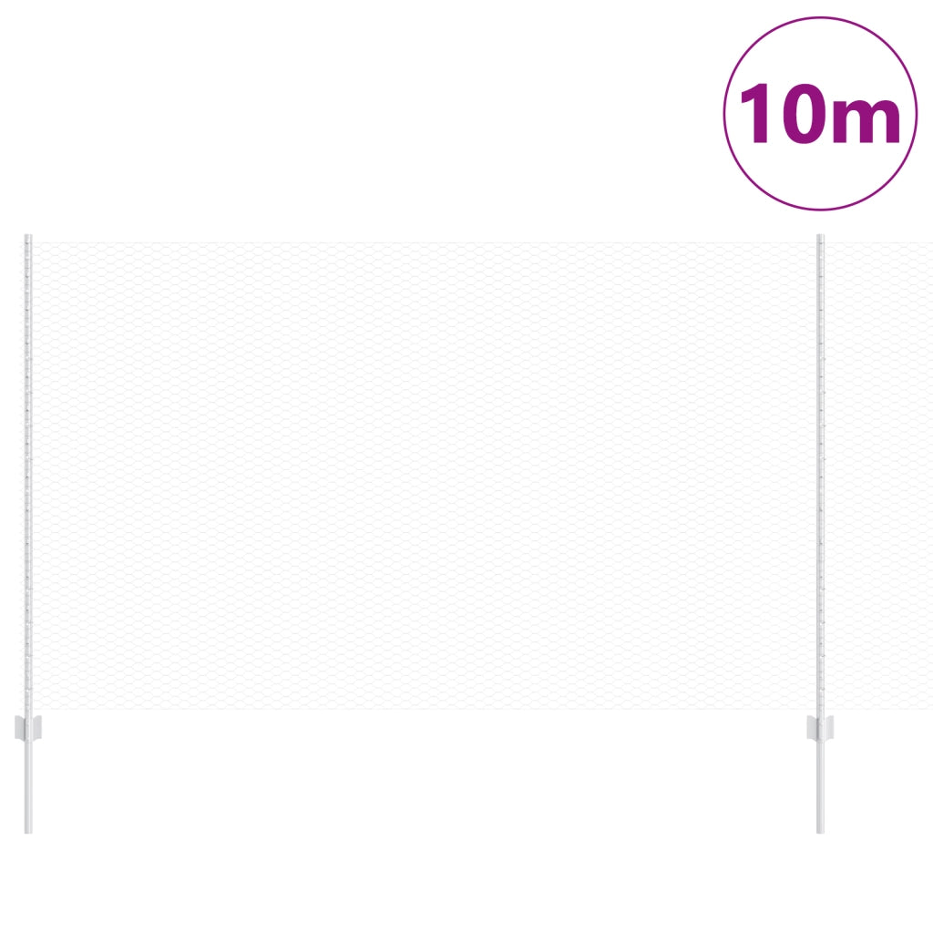 Posti per Recinzione  10 pz Canale a U 140 cm Acciaio Zincato