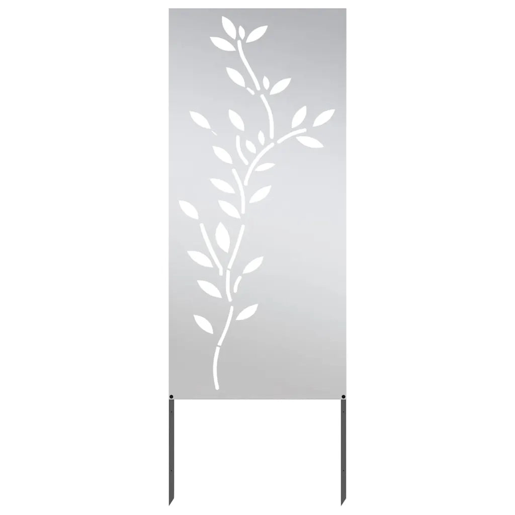 Schermo per privacy in giardino Floreale Argento 50 x 140 cm 876326