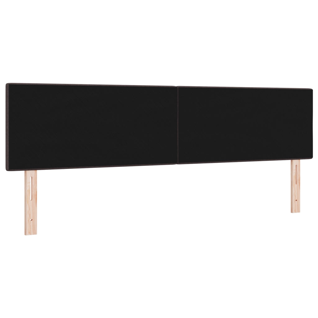 Testata LED  con bottoni trapuntati Marrone Scuro 90 cm Tessuto
