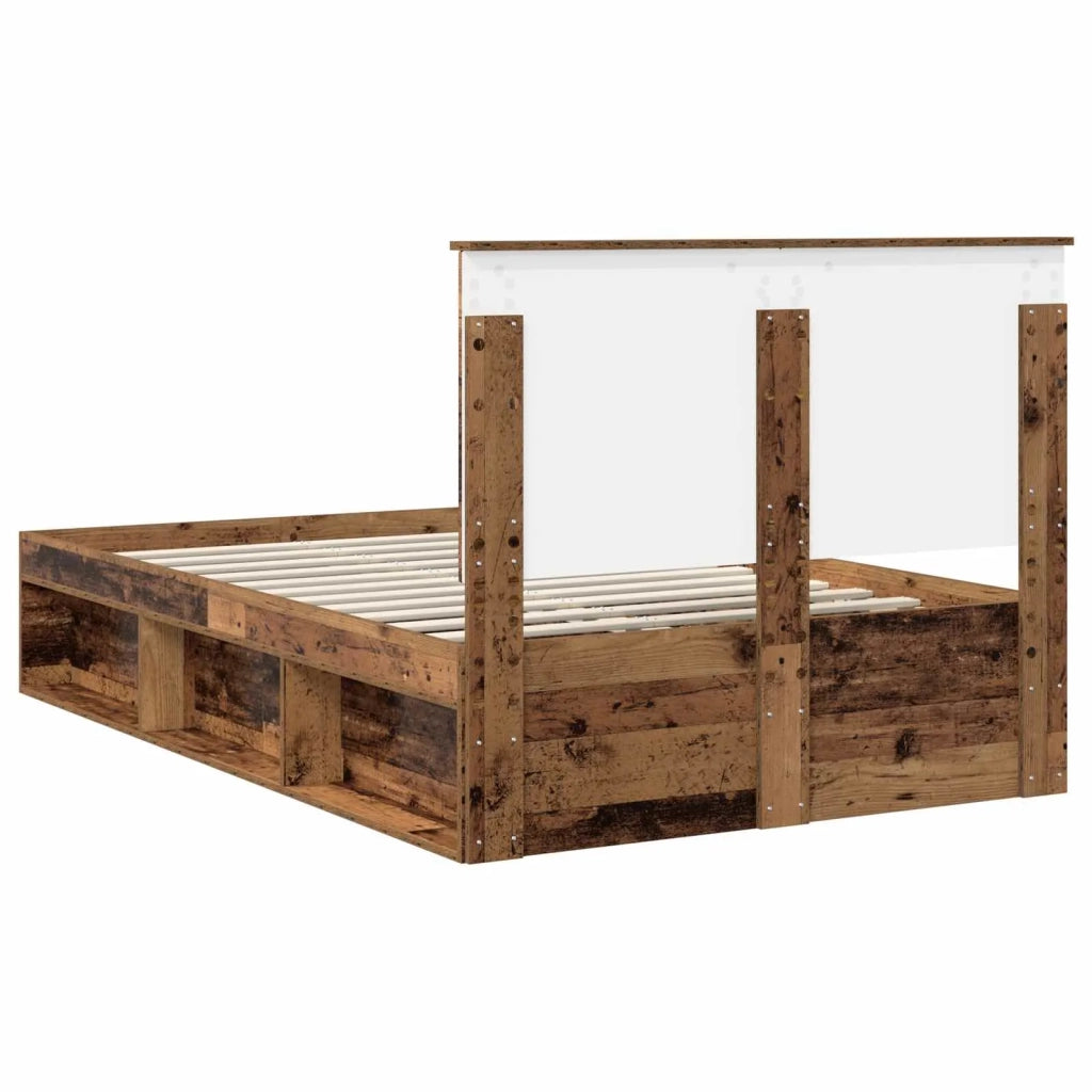 Struttura del letto Legno vecchio 120 x 200 cm Pino massello 3409388