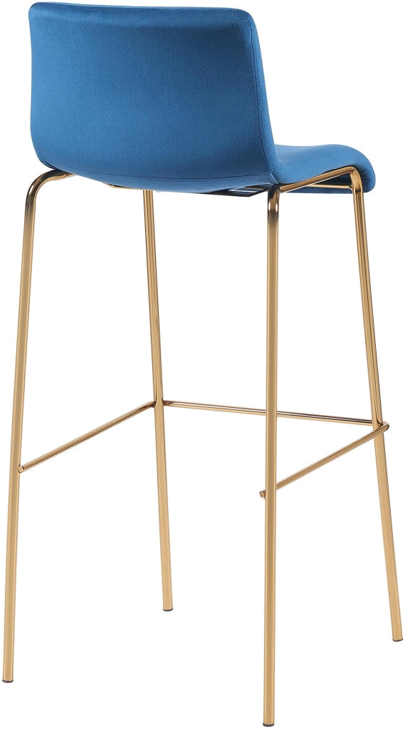 Barhocker Hoover Samt 4-FuЯ Gold
