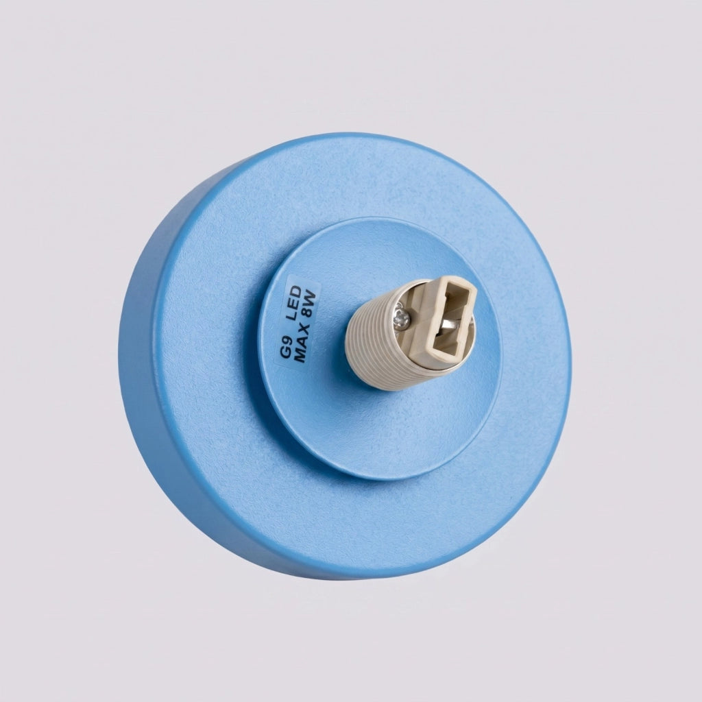 Applique YOLI 1 azzurro con interruttore