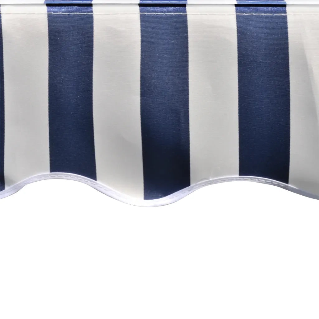 Tenda Parasole in Tela Blu e Bianco 6x3m (Telaio non Incluso) 141012