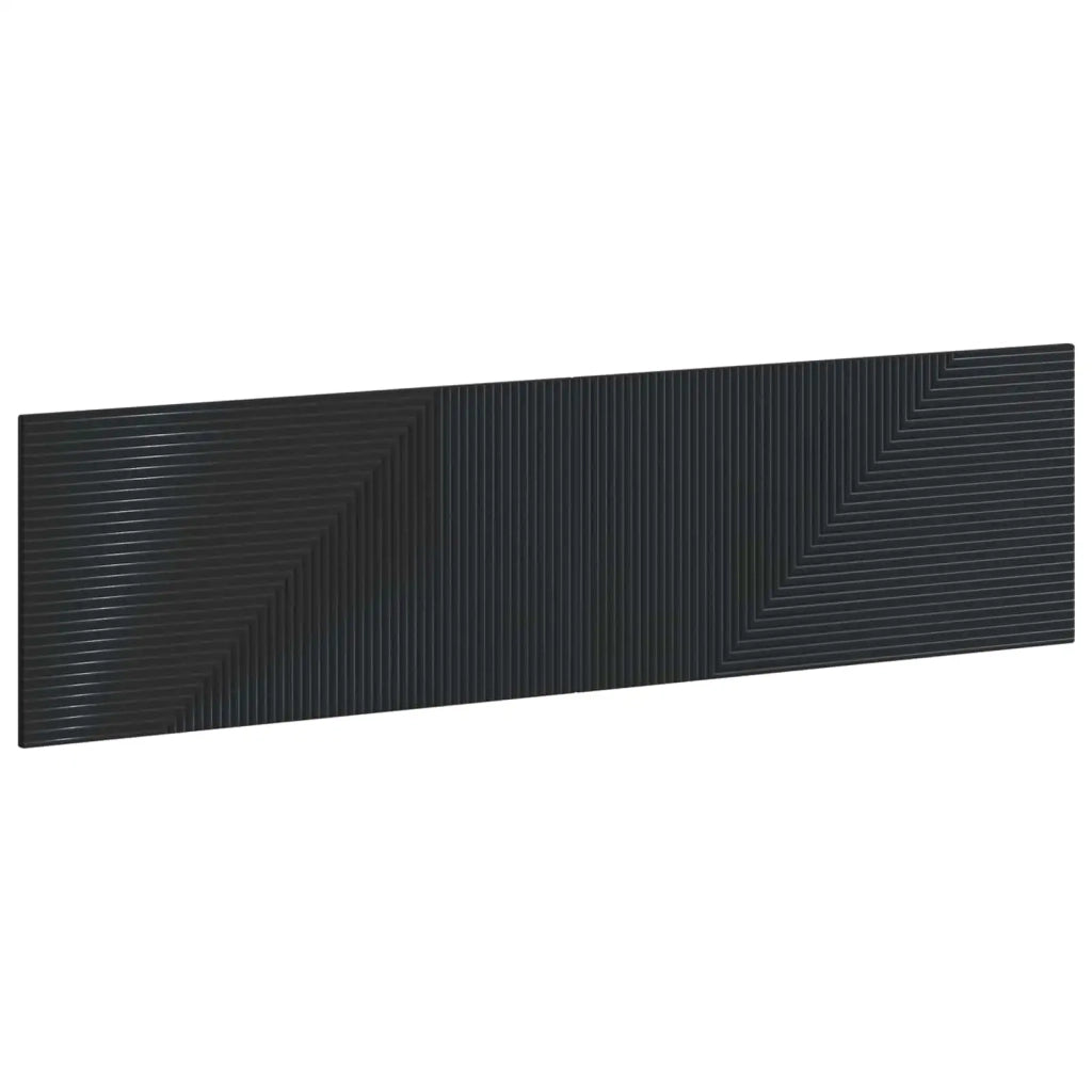 Testiera da Muro HAARLEM Nero Legno ingegnerizzato 896926