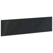 Testiera da Muro HAARLEM Nero Legno ingegnerizzato 896926