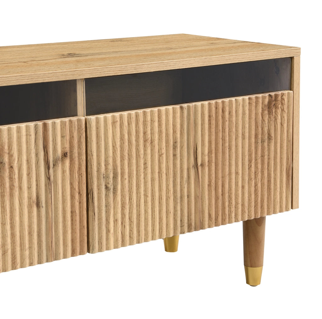 Mobile porta TV moderno in finitura legno, 178 cm