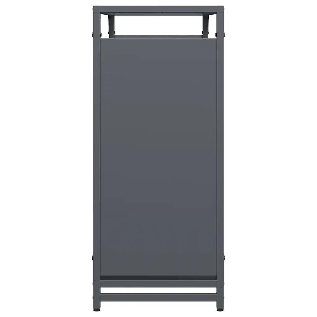 Rastrelliera per Legna da Ardere Antracite 90x28x65 cm CFW2077561