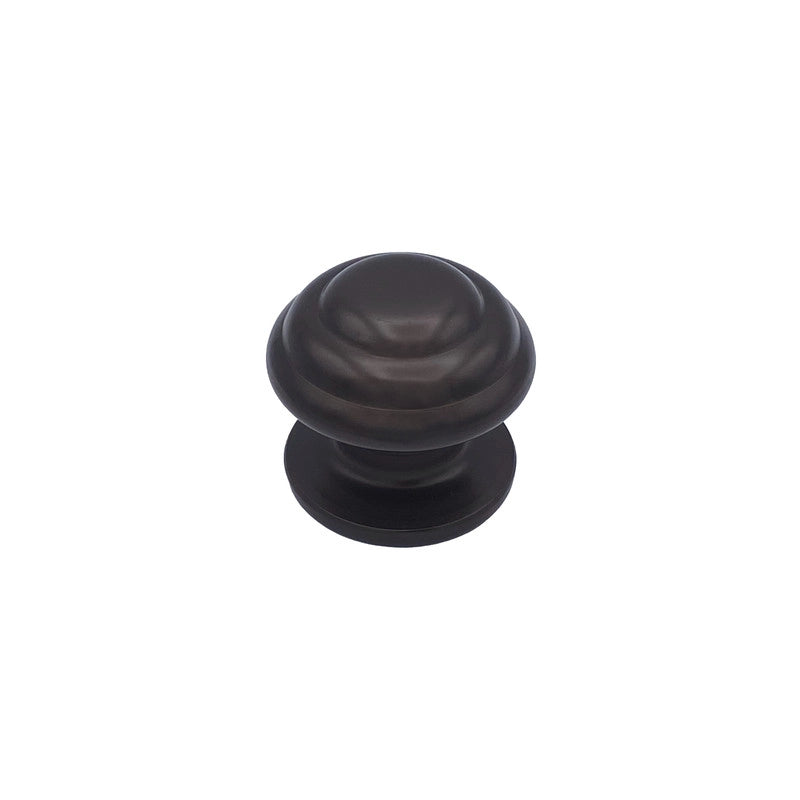 Pomolo fisso per porta SAGUATTI 178/80IB in alluminio marrone opaco