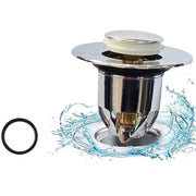 SCARICO LAVABO BAGNO UNIVERSALE POP UP TAPPO LAVANDINO BAGNO CON FILTRO