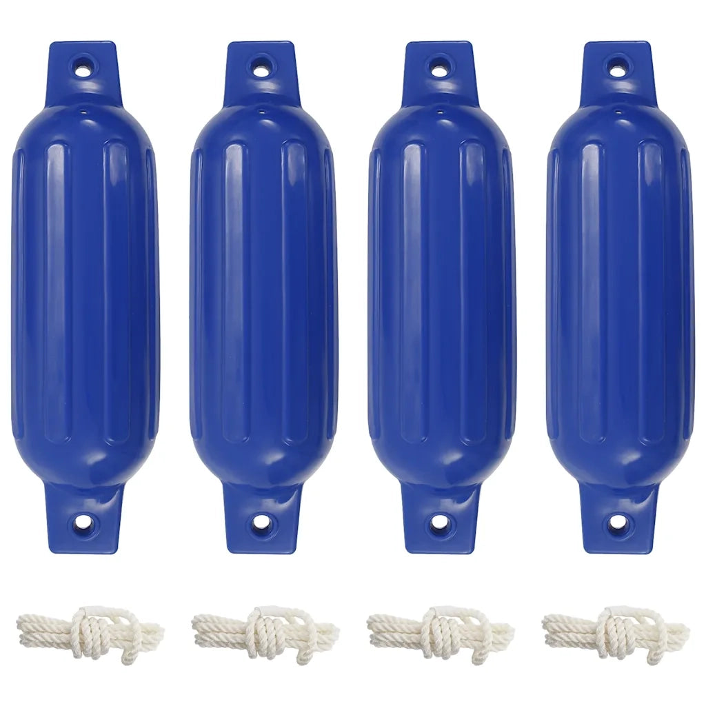 Paraurti per Gommone 4 pz Blu 41x11,5 cm in PVC CFW7845169
