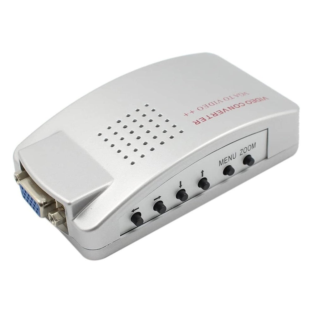 Trade Shop - Convertitore Adattatore Video Da Vga Femmina A Rca S-video Vga Femmina Qy-v01 -
