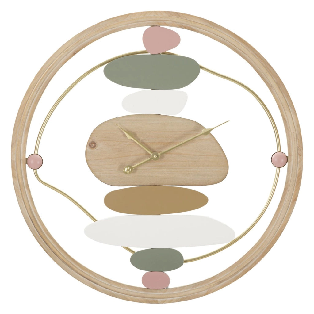 Orologio da Parete VKH267, Multicolore, Metallo, 57x3,8x57 cm