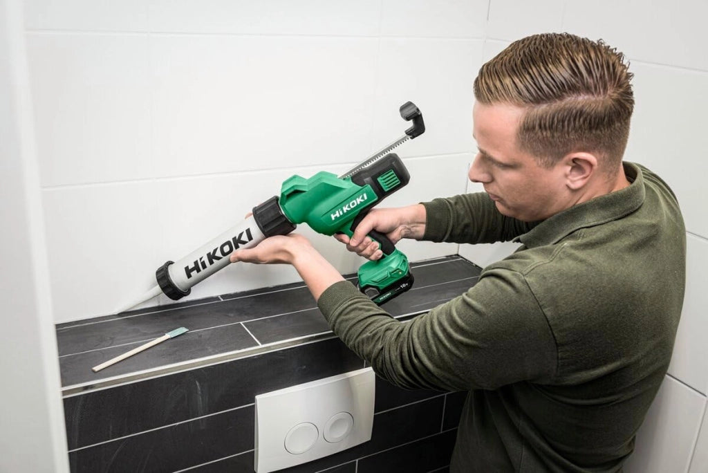 Pistola per cartucce a batteria - 18 V, 400 ml, 3000 N di pressione - Velocità variabile, funzione anti-goccia, cambio senza attrezzi, leggera ed ergonomica - Senza batteria e caricabatterie