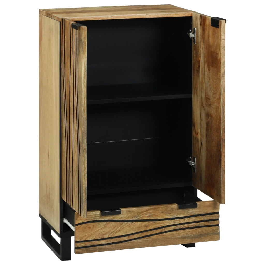 Highboard 60x33.5x100 cm Legno massello di mango