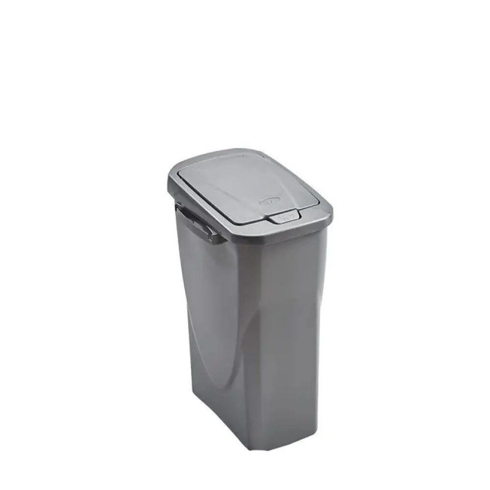 Pattumiera azzurra per la raccolta differenziata con coperchio azzurro L15 cm 22,4 x 31 x 42