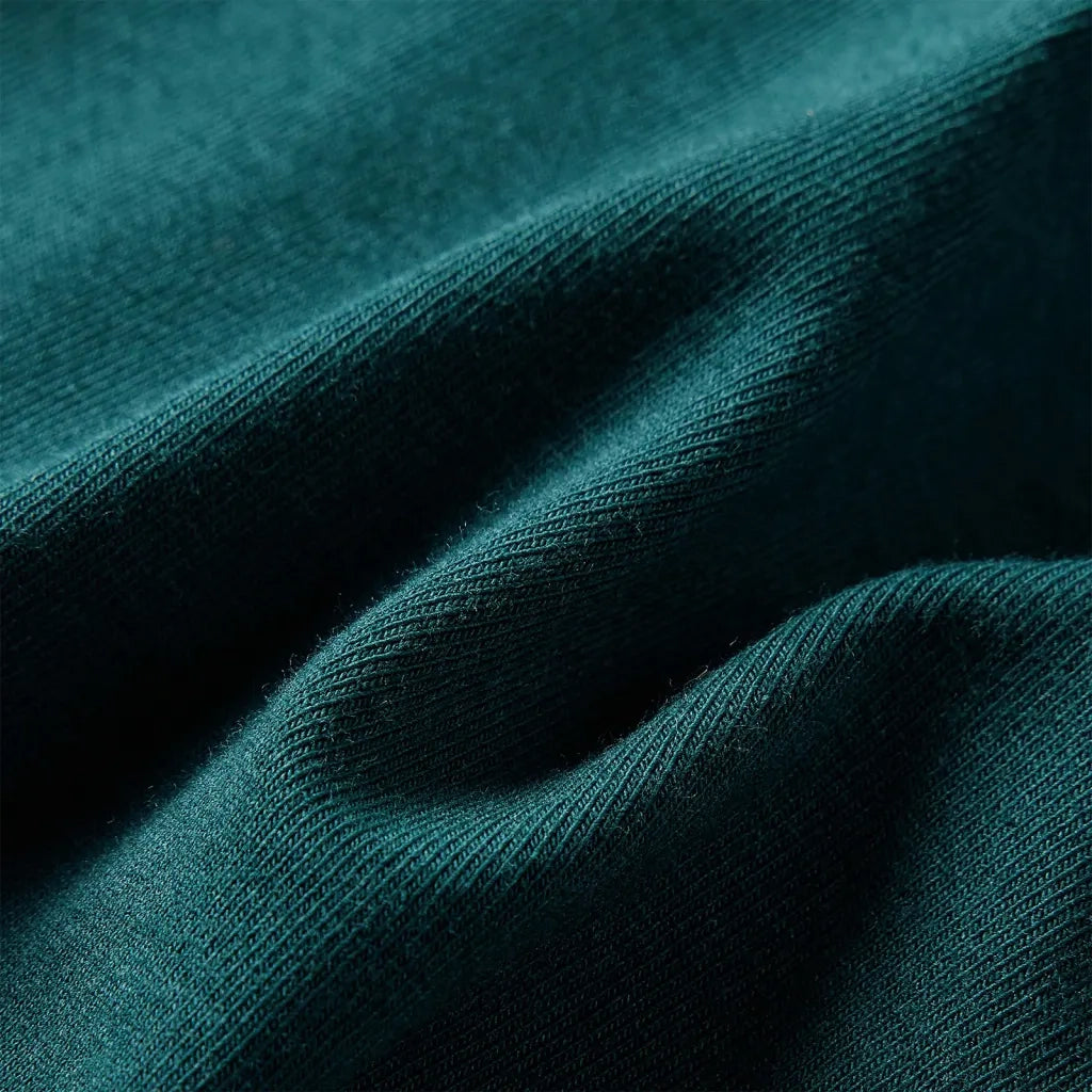 Abito da Bambina a Maniche Lunghe Verde Scuro 104 CFW5407303