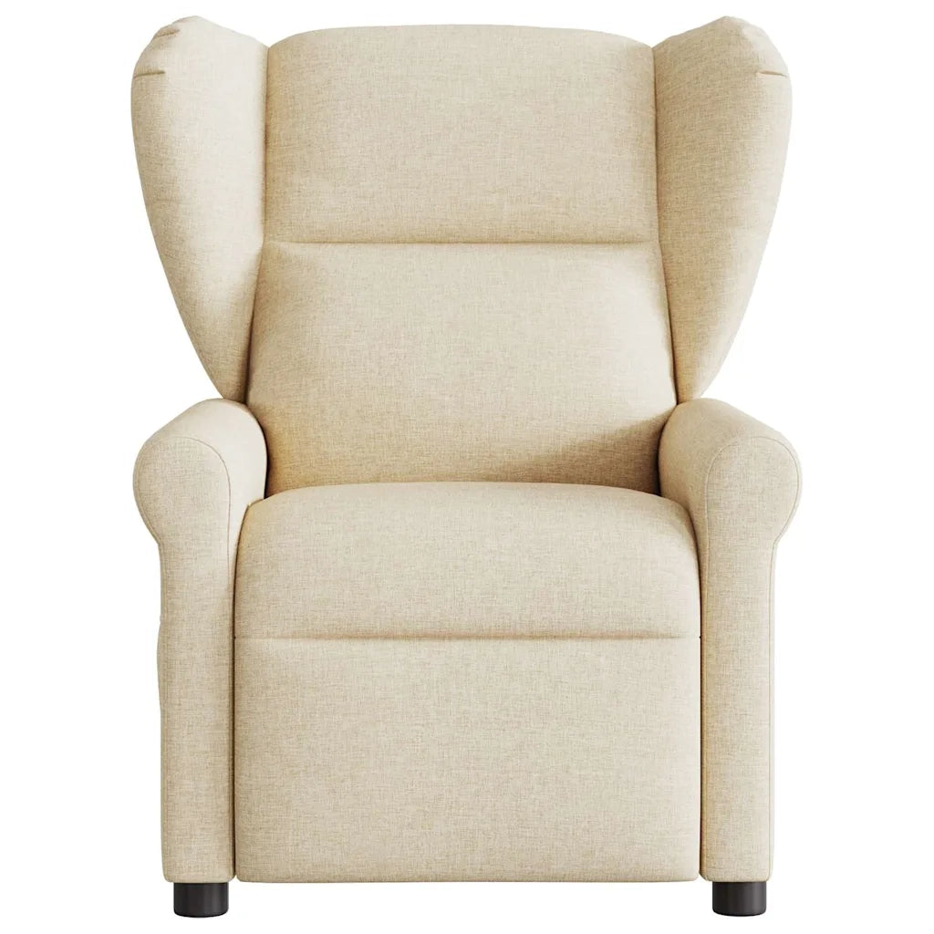 Poltrona Elettrica Reclinabile Crema in Tessuto 3303362