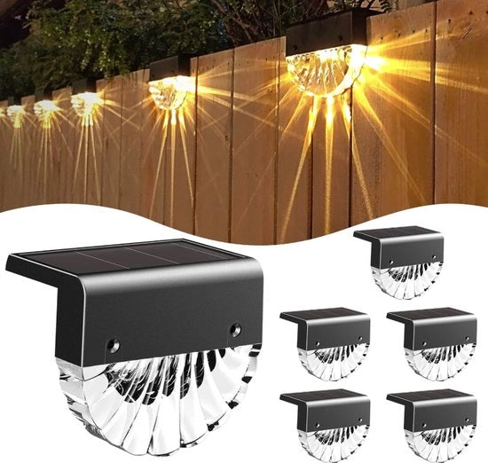 Illuminazione per giardino a energia solare, 6 pezzi, impermeabile, decorativa ed efficiente in termini di energia.