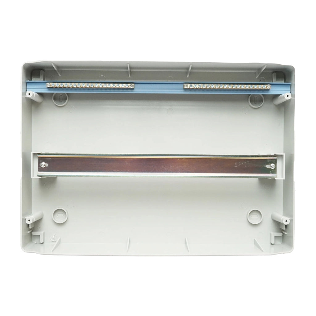 Pannello portafusibili da superficie, 1 fila, 18 moduli, IP65, 285x410x140mm Breckner Germany