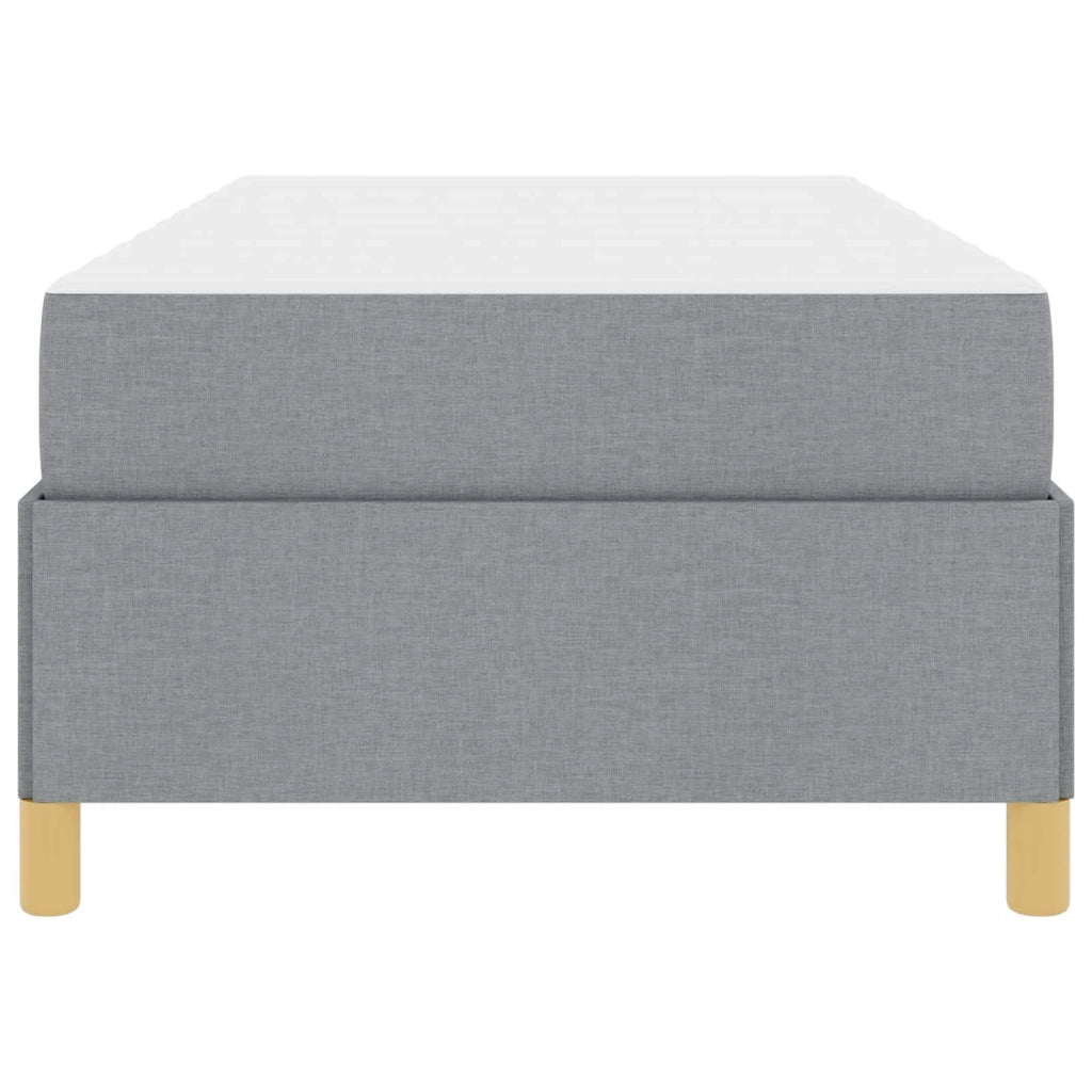 Struttura del letto-Giroletto Grigio chiaro 80 x 200 cm Tessuto 665465