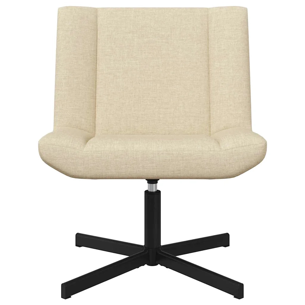 Sedia girevole Crema 63 x 75 x 76 cm Tessuto CFW8519764