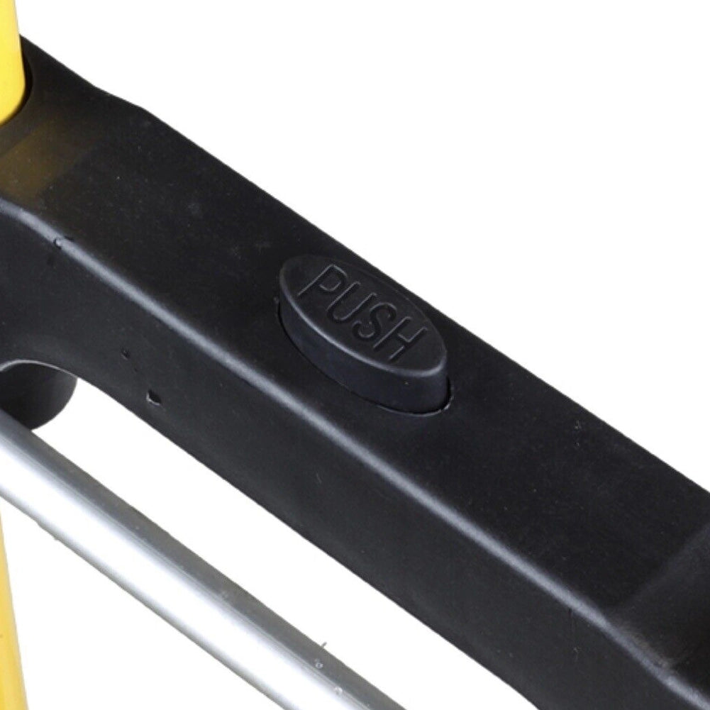 Carrello Saliscale Pieghevole Portapacchi in Acciaio Capacità 70 kg con 3 Ruote