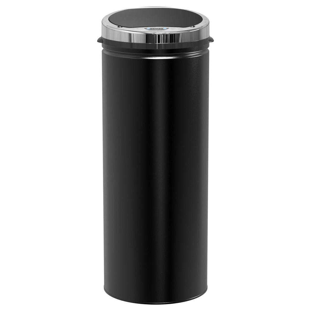 Cestino Elettrico 50 Litri ¨C Zephmum ¨C Nero Acciaio Inossidabile