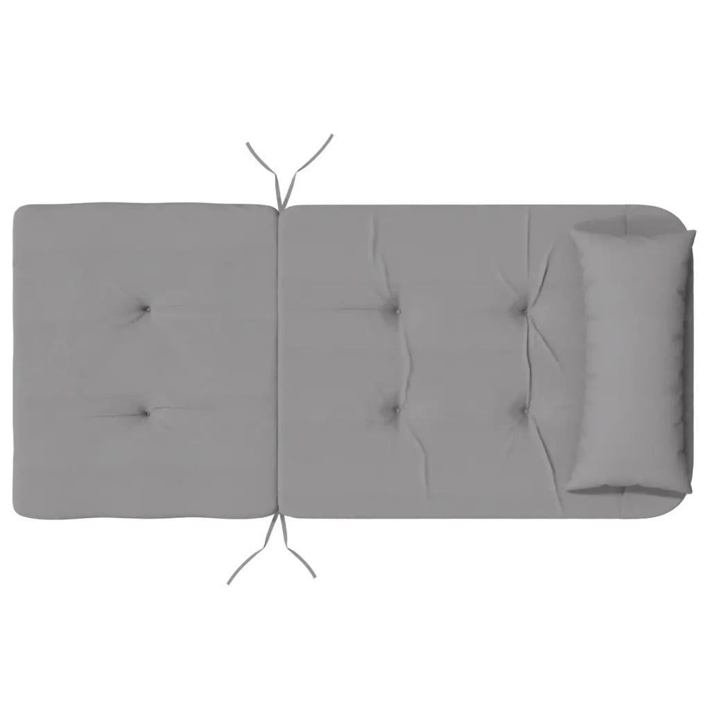 Cuscini per Sedia Adirondack 2 pz Grigio in Tessuto Oxford 361831
