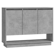 Credenza | Madia | Buffet da pranzo | Armadio da pranzo Grigio Cemento 97x31x75 cm in Truciolato