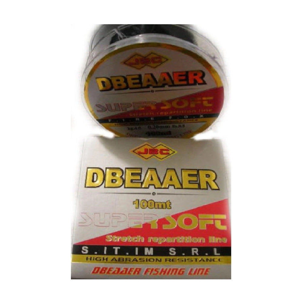 Trade Shop - Bobina Lenza Da Filo Pesca 100mt In Nylon Spessorre 0.35mm Carico 12,10kg Canna -