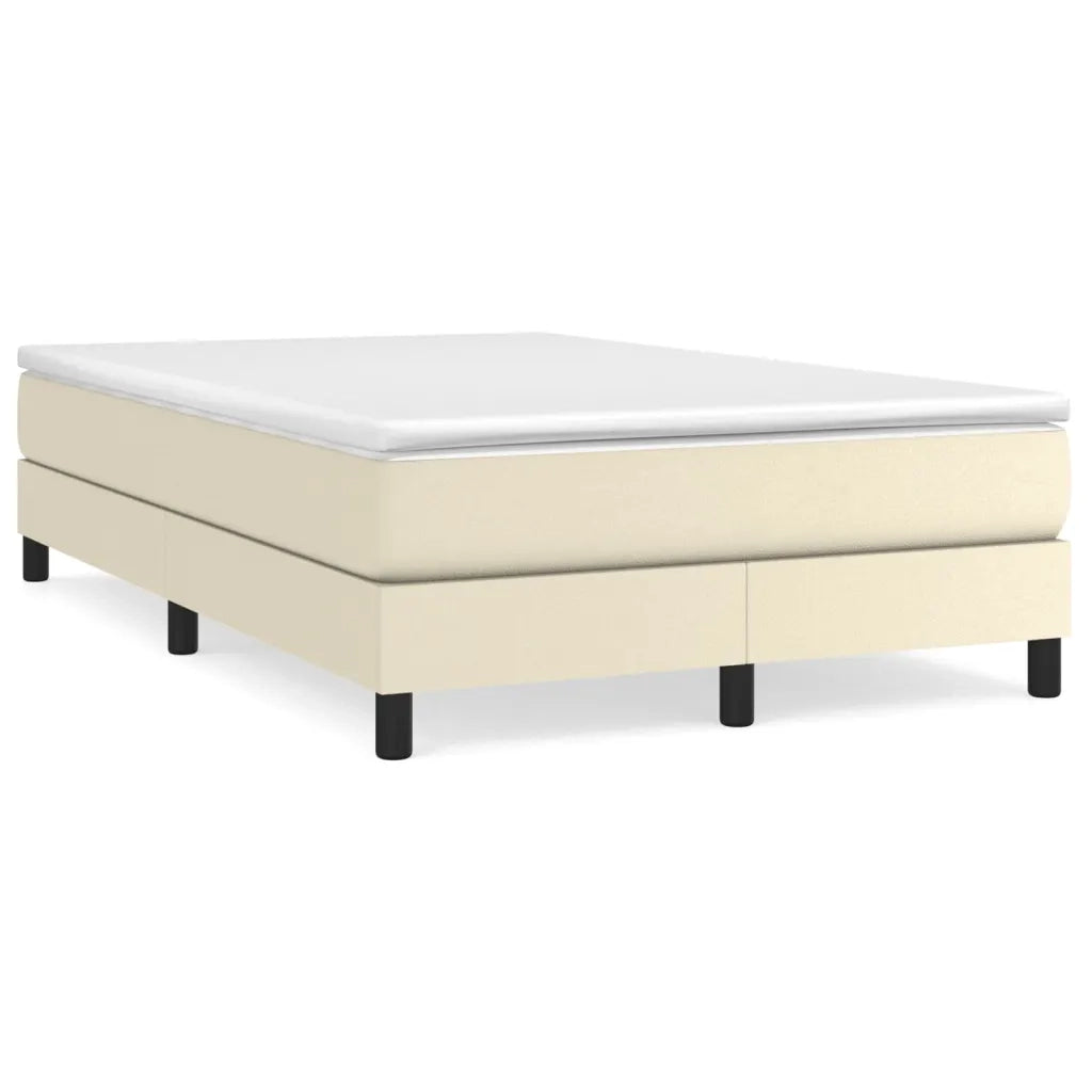 Struttura Letto a Rete a Molle Crema 120x200 cm in Similpelle 3120690