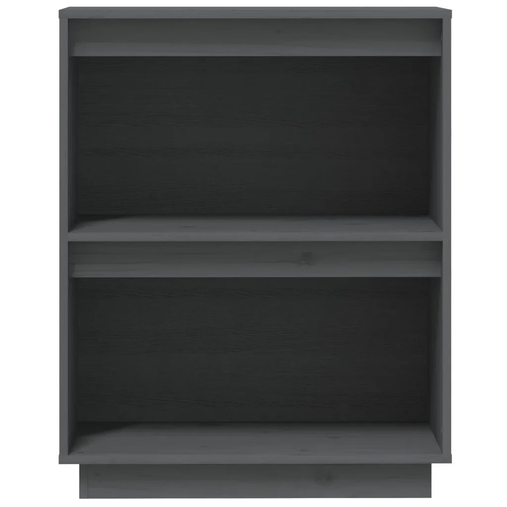 Mobile consolle rustico in legno di pino 60 x 34 x 75 cm ampio spazio contenitivo complemento d'arredo per soggiorno grigio 02_0048111