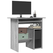 Scrivania Grigio Sonoma 80x45x74 cm in Legno Multistratocod mxl 79479