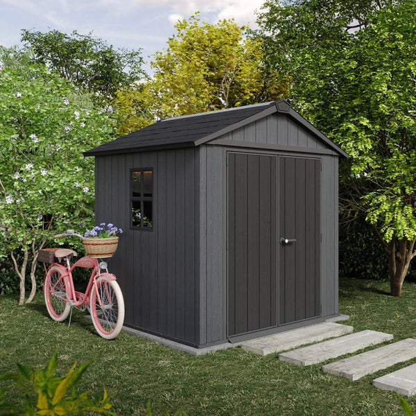 Casetta da giardino NEWTON PLUS 757 - 4.4mÂ² - Grigio
