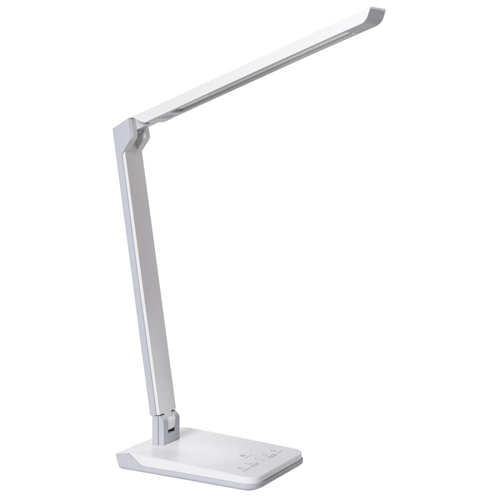 Lampada da scrivania a LED Materiale sintetico bianco Luminosità e colore regolabili Dimmer Casa Ufficio