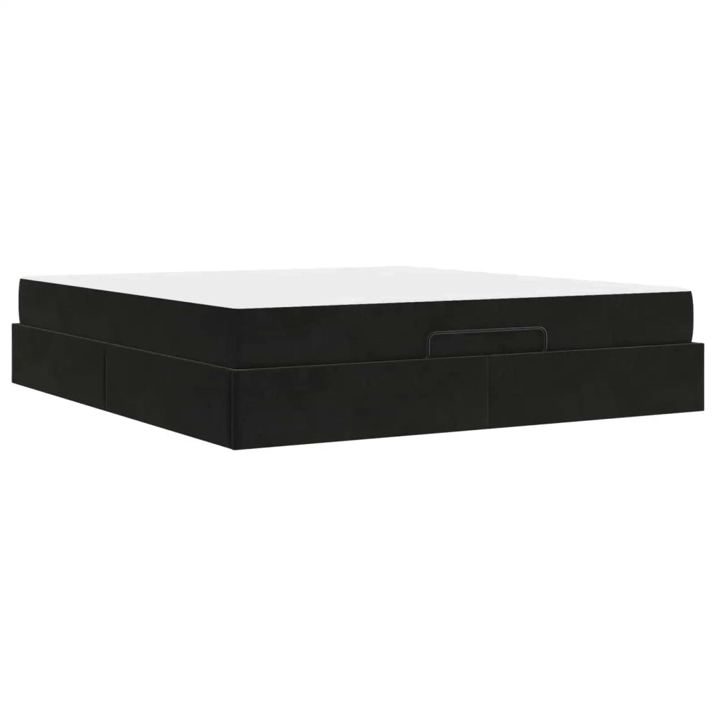 Struttura letto con materasso 2 pcs Nero Velluto 3399578