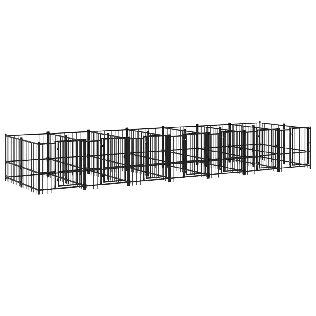 Gabbia per Cani da Esterno in Acciaio 13,14 m² 3124584