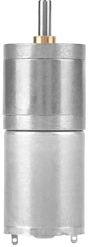Motore a ingranaggi DC 25mm - Alta coppia motrice Turbina riduttore motore a bassa velocità per slot elettronico - 12V 5 RPM.