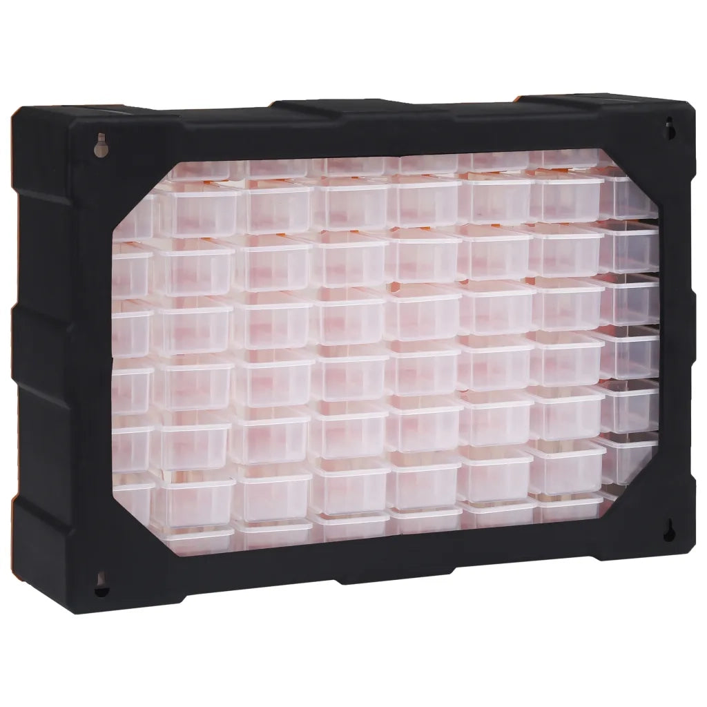Mobile Contenitore con 64 Cassetti 52x16x37,5 cm 147579