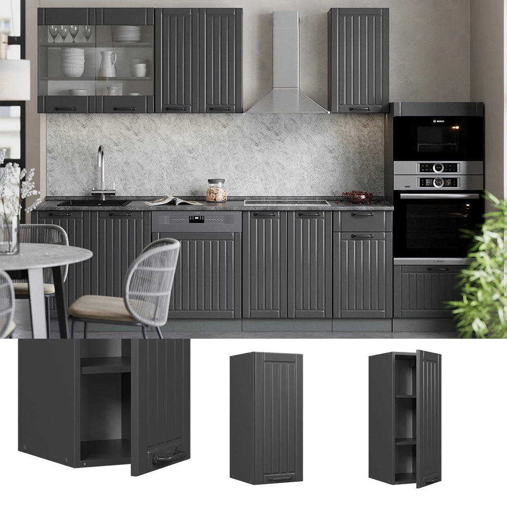 Vicco Pensile da cucina Grigio scuro 30 cm